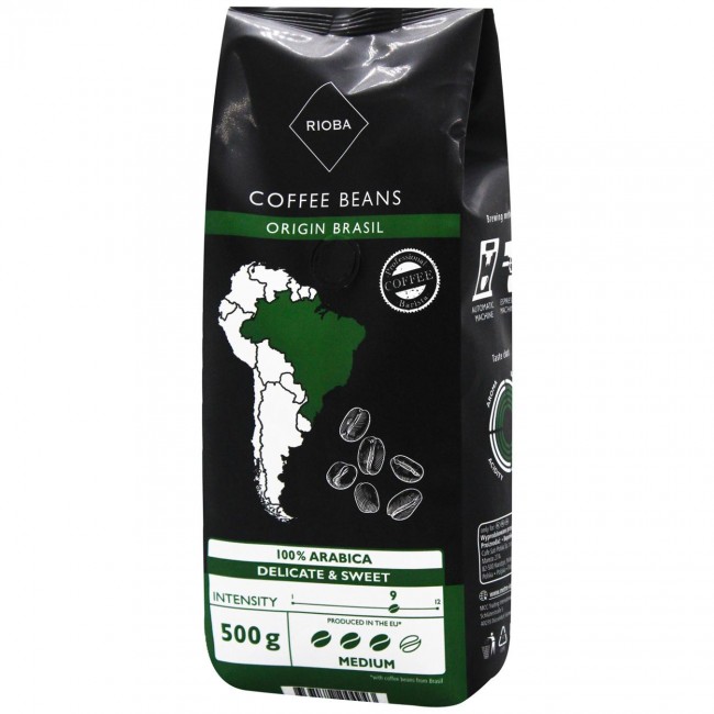 Rioba Brezilya Çekirdek Kahve 500g