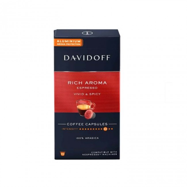 Davidoff Rich Aroma Espresso Kapsül Kahve 10'lu Davidoff Rich Aroma Espresso Kapsül Kahve 10'lu