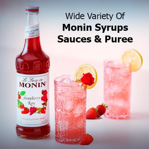 Monin Syrups Sauces and Puree