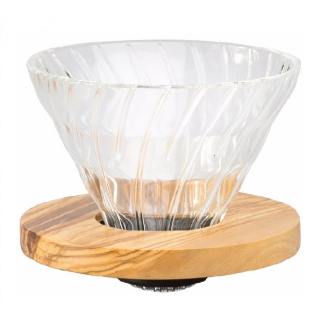 Hario V60 02 Dripper Cam Olive Wood