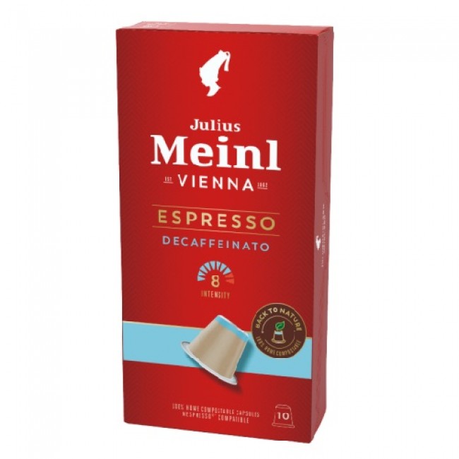 Julius Meinl Kafeinsiz Nespresso Uyumlu Kapsül Kahve 10 adet
