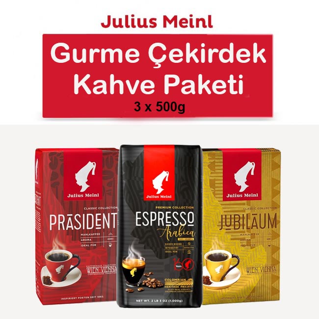 Julius Meinl Gurme Çekirdek Kahve Paketi 1.5kg