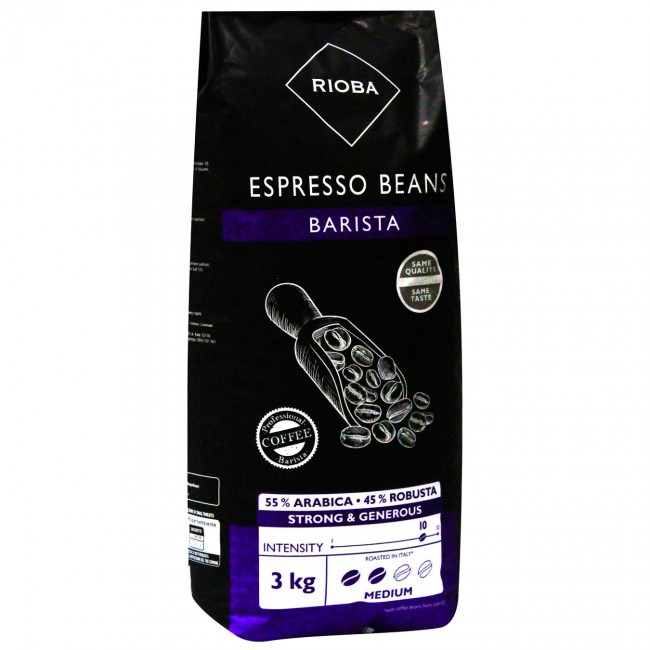 Rioba Barista  (Silver) Çekirdek Kahve 1kg