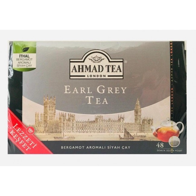 Ahmad Tea Demlik Poşet Çay Earl Grey 48li