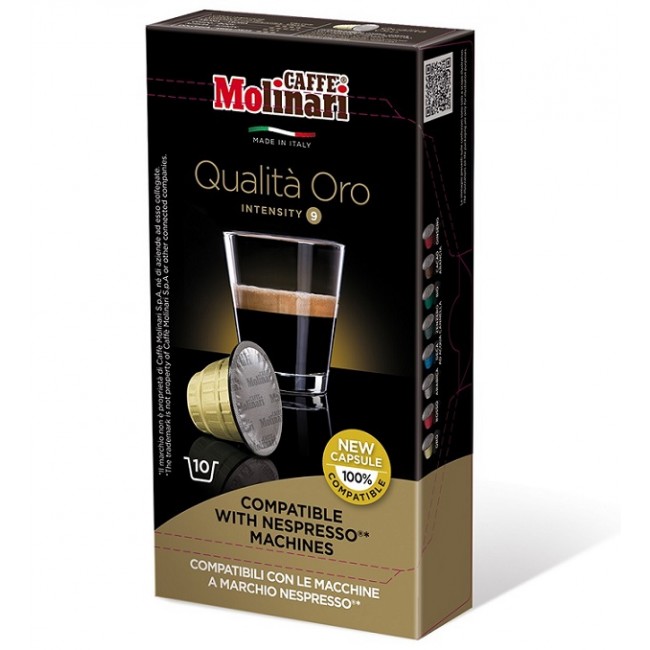 Caffe Molinari Nespresso Uyumlu ORO Kapsül Kahve 10 adet
