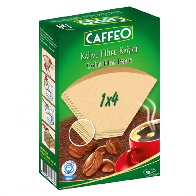 Caffeo 1x4 Filtre Kahve Kağıdı 80 adet 