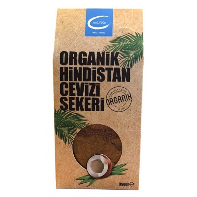 The LifeCo Organik Hindistan Cevizi Şekeri 350g