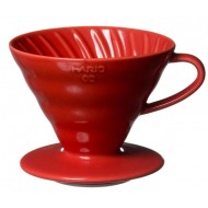 Hario V60 02 Dripper Seramik Kırmızı
