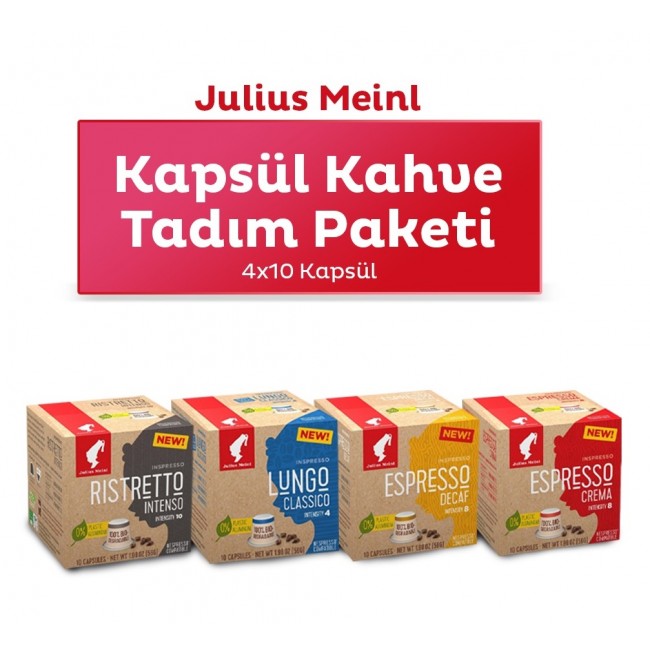 Julius Meinl Nespresso Compatible Capsules Tasting Pack