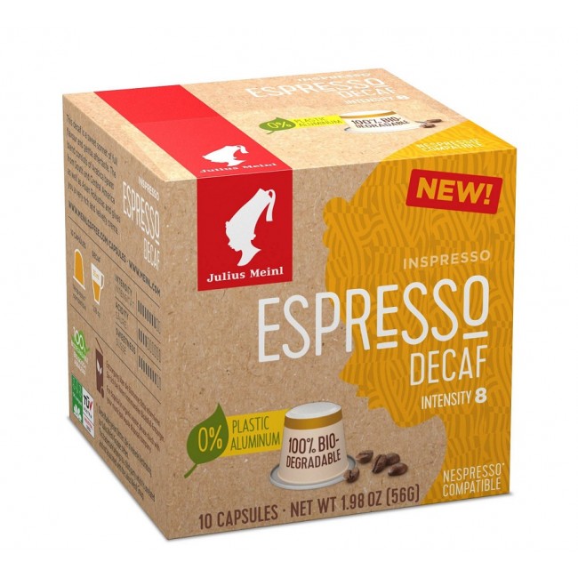 Julius Meinl Decaffeinated Nespresso Compatible Coffee Capsules 10pcs