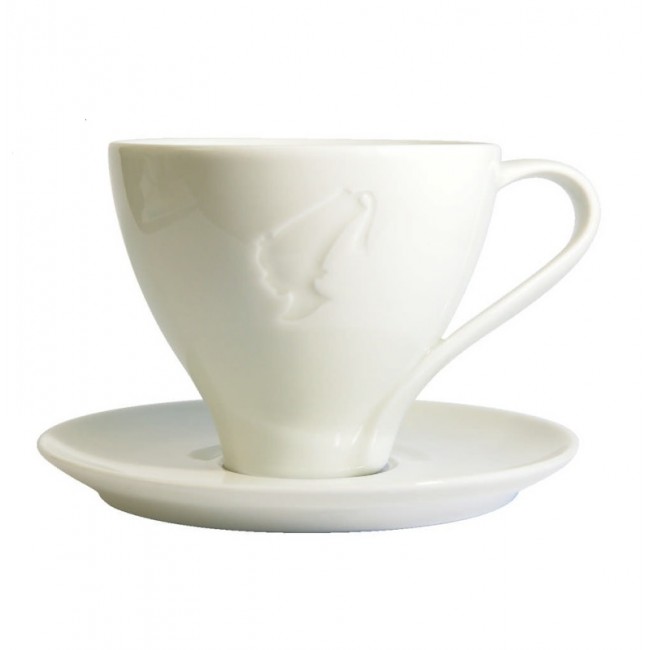 Julius Meinl Cappuccino Cup Saucer Ivory