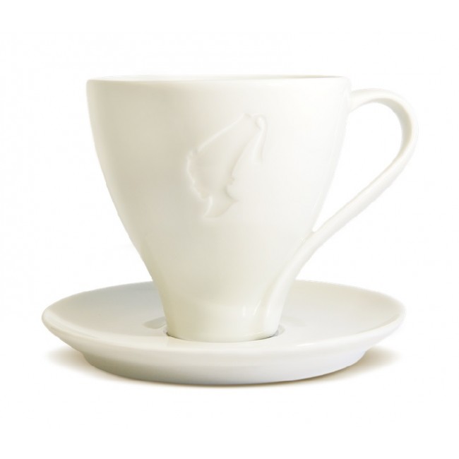 Julius Meinl Double Espresso Cup Saucer Ivory