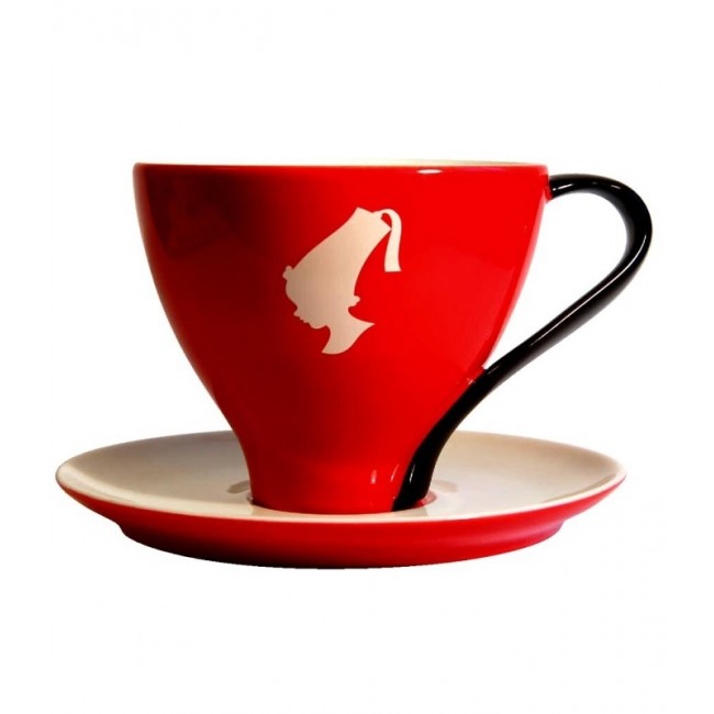 Julius Meinl Espresso Fincan ve Tabak Kırmızı