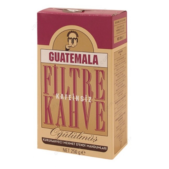 Mehmet Efendi Guatemala Kafeinsiz Filtre Kahve 250g