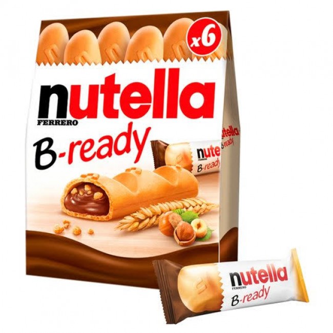 Nutella B-Ready Fındık Kreması Dolgulu Gofret 6lı