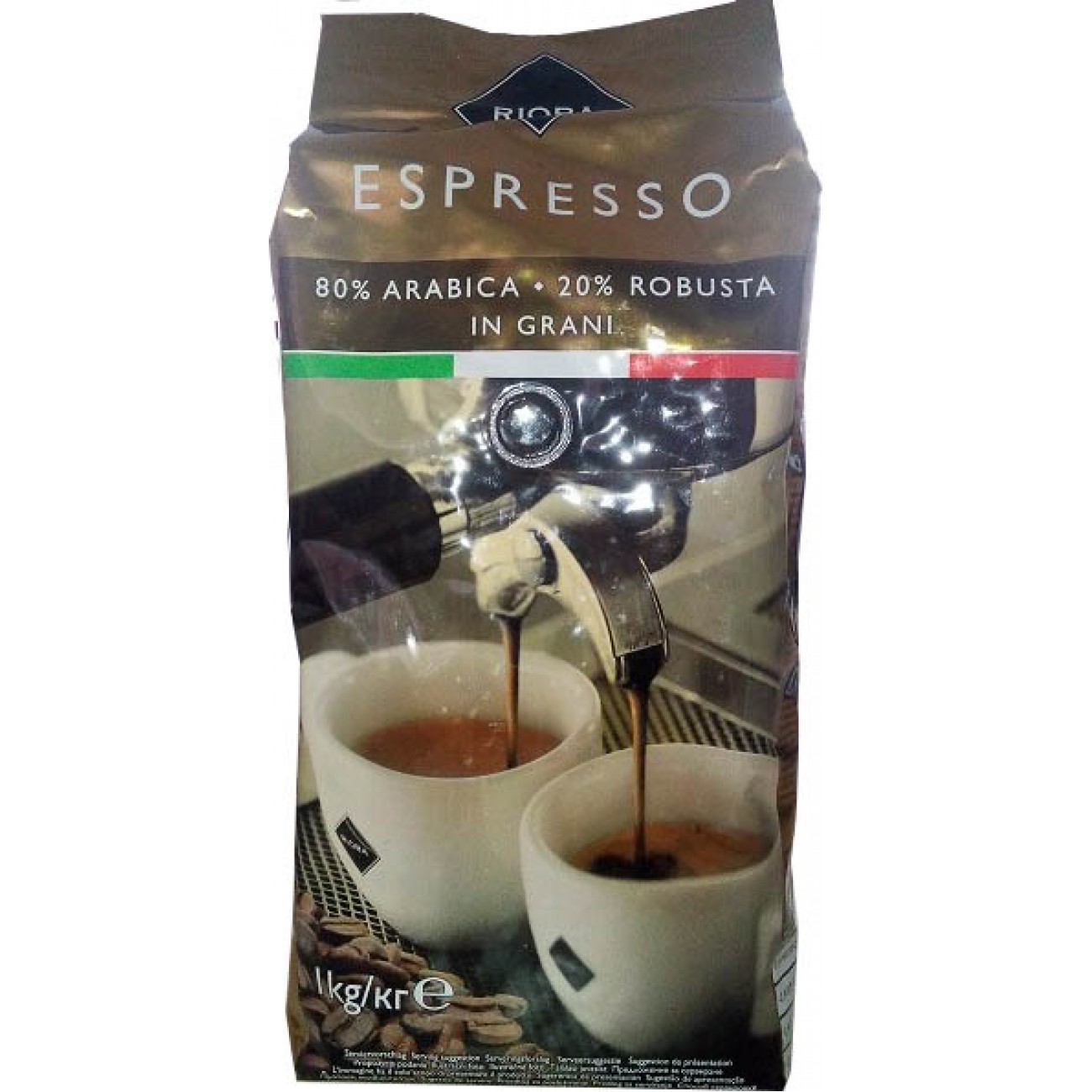 Rioba Caffe Crema Dolce Çekirdek Kahve 1kg